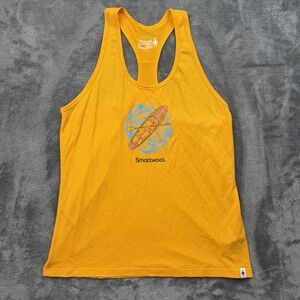 Smartwool Tank Top Womens Medium Merino Sport 150 Paddleboard Graphic Activewear